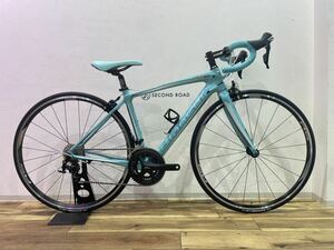 ■超美品■Bianchi ビアンキ intenso インテンソ DAMA BIANCA ダマビアンカ フルカーボン 105 5800 2×11s WH-RS010 ロードバイク 完成車