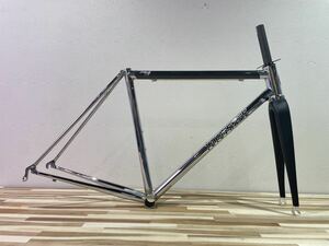 ■美品■TOYO FRAME 東洋フレーム T-CARBON ROAD-S ロードエス カーボン クロモリメッキ ハイブリッド ロードバイク