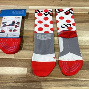 ■未使用品■R×L SOCKS アールエルソックス TBK-300R 自転車 バイクソックス 滑り止め付 ２足セット ロードバイク アクセサリー P0753の画像7