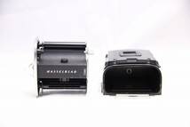 美品☆ハッセルブラッド Hasselblad A24 Type IV Black 6x6 220 Film Back Holder ##9484_画像10