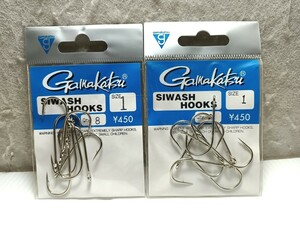 Gamakatsu Siwash Hook #1 2 сумки Gamakatsu Psycho Wash