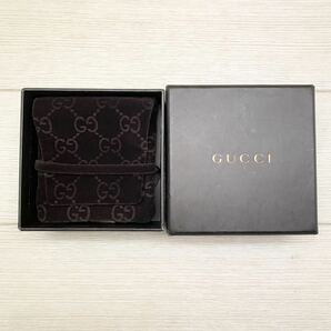 ★GUCCI★ グッチ アクセサリーケース アクセサリーポーチ 保存袋 ジュエリーケース 箱付き アクセサリーなし 小物用 ブラウン の画像6