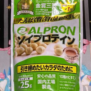 アルプロン　ソイプロテイン　ミルクティー風味　900g 賞味期限2024年8月　プロテインパウダー　置き換えダイエット