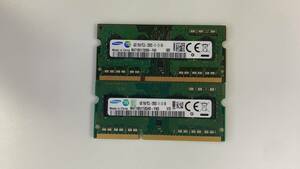 Samsung PC3L-12800S 4GB×2枚(計8GB)