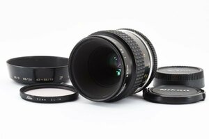 ★シミあり・美品★ ニコン Nikon Ai-S Micro Nikkor 55mm F2.8 #14618