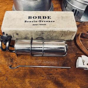 Vintage BORDE Benzin Brenner Nr.33 & Sigg cooker combo ボルドーバーナー クッカー セットの画像3