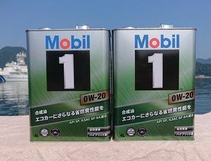 SP20-⑧　燃費観音力！　Mobil 1（ モービル1） 0W-20　　8L