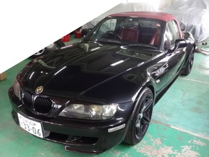 即決H12BMW Z3ロードスター赤革赤幌張替済 車検7.4オープンカー18インチアルミホイール