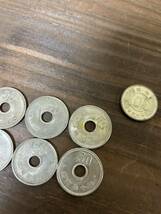 ③ 50円 昭和34年　37年　38年　39年　40年　41年　硬貨 旧50円硬貨 菊 旧100円玉　10枚セット　送料230円　匿名配送_画像3