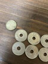 ③ 50円 昭和34年　37年　38年　39年　40年　41年　硬貨 旧50円硬貨 菊 旧100円玉　10枚セット　送料230円　匿名配送_画像2