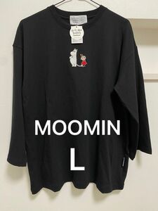 新品　レディース　MOOMIN ムーミン　７部袖　長袖Tシャツ　Lサイズムーミン