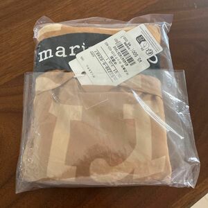 【新品未使用】marimekko マリメッコ エコバッグ マリロゴ ベージュ