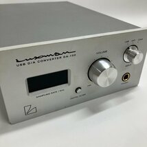 【通電確認済】LUXMAN ラックスマン DA-100 USB D/A CONVERTER ヘッドホンアンプ 4019879_画像2