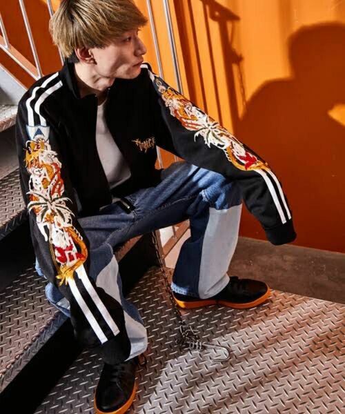 doublet 17ss CHAOS EMBROIDERY TRACK jacket 
