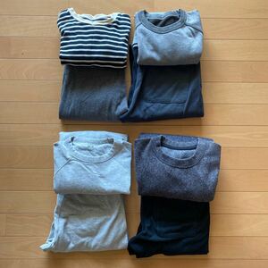 UNIQLO(ユニクロ)キッズ子供用〜長袖パジャマ上下 150cm/XS/S まとめ売り！