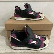 Reebok DV8544 VERSA PUMP FURY BERRY/BLACK/WHITE 16cm USED リーボック バーサ ポンプフューリー_画像6