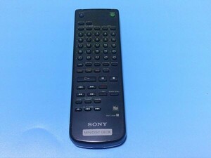 04島78　除菌・清掃済　SONY ソニー MDデッキ用リモコン RM-D10M MDS-JE700付属品　赤外線発光確認済