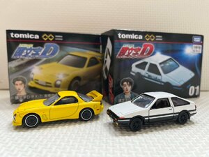 ■ タカラトミー トミカ 頭文字D ミニカー AE86 トレノ 藤原拓海 RX-7 高橋啓介 2個セット ★