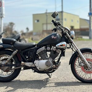 ●YAMAHA ヤマハ Virago ビラーゴ250 XV250 3DM 1988年モデル 部品取り レストアベース アメリカン V型 札幌発の画像4