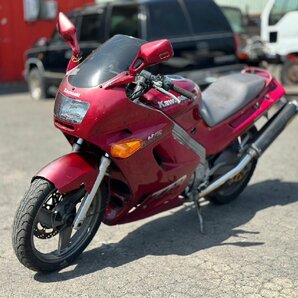 ●初爆OK! 圧縮良好! Kawasaki カワサキ ZZR EX250H 250cc 前期型 1991年モデル ZZR250 フルカウル 2気筒の画像1