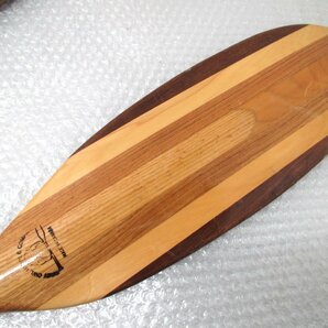 ■◆ GREY OWL PADDLE COMPANY 木製パドル 2ピース 全長約240ｃｍ カナダ製 グレイオウルパドル ウッドパドル カヌー カヤックの画像4