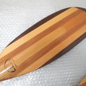 ■◆ GREY OWL PADDLE COMPANY 木製パドル 2ピース 全長約240ｃｍ カナダ製 グレイオウルパドル ウッドパドル カヌー カヤックの画像2