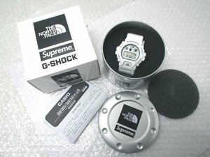 ■◆新品未使用 Supreme × THE NORTH FACE × CASIO G-SHOCK DW-6900 22AW 白 デジタル腕時計 Gショック シュプリーム ノースフェイス