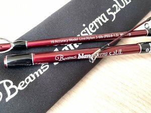 ■美品 FISHMAN BEAMS BLANCSIERRA フィッシュマン ビームス ブランシェラ 5.2UL ルアーロッド フィッシング３ピース★