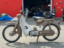 ●超希少! エンジン実働! キャブO/H済 HONDA ホンダ スーパーカブ C100 1965年モデル 走行7851km おにぎりテール スクーター 札幌発_画像2