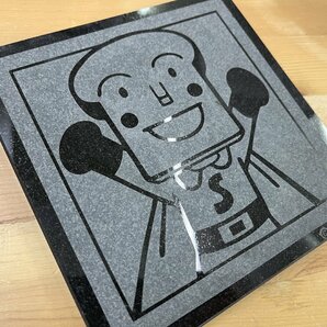 ■ 展示 御影石 アートタイル 絵タイル プレート アンパンマン カレーパンマン しょくぱんマン 他 15×15㎝ 4枚セット 黒タイプ ★ｙｙ6の画像3