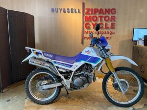 □YAMAHA SEROW 4JG ヤマハ セロー 225cc ホワイト 4881km 1993年式 実動! バイク 札幌発★