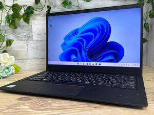 【美品♪】Lenovo ThinkPad X1 Carbon [8世代 Core i5(8250U) 1.6GHz/RAM:8GB/SSD:256GB/14インチ]Windowsd 11 動作品