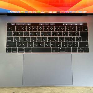 【動作OK品♪】Apple MacBook Pro 2019[Core i9 9880H 2.3GHz/RAM:16GB/SSD:1024GB/15.4インチ]MacOS Ventura スペースグレー 動作品の画像2