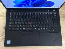 【良品♪】Lenovo ThinkPad X1 Carbon [8世代 Core i5(8250U) 1.6GHz/RAM:8GB/SSD:256GB/14インチ]Windowsd 11 動作品_画像2