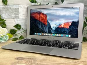 【動作OK】MacBook Air 2011 A1370[Core i5(5250U)1.6Ghz/RAM:4GB/SSD:128GB/11インチ]Catalina インストール済 動作品　