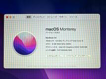【良品♪】MacBook Air 2017(A1466)[Core i5(5350U)1.8Ghz/RAM:8GB/SSD:128GB/13インチ]Monterey インストール済 動作品_画像7