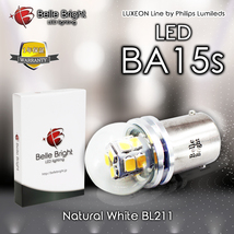 1年保証 BA15s LEDバルブ 1個 -Natural White BL211- G18 Lumileds採用 白 バックランプ ナンバー灯 ルームランプ_画像1