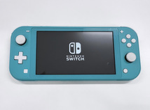 100円～◎任天堂 Nintendo Switch Lite ニンテンドースイッチライト HDH-001 ターコイズ ゲーム機 通電 初期化済み 本体 _画像1
