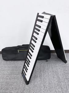 100円～◎Longeye 折りたたみ式ピアノ 88鍵盤 電子ピアノ 電子折りたたみピアノ 電子デジタルピアノ 通電確認済み