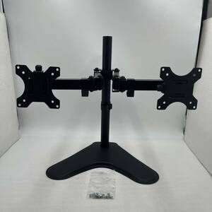 [ used ] independent type dual monitor stand double monitor desk mount 
