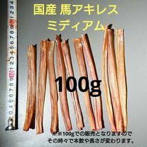 国産馬アキレスミディアム100g_画像1