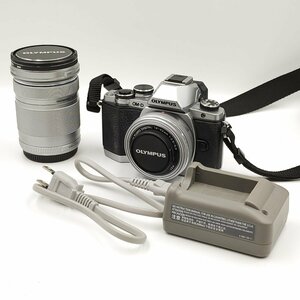オリンパス OM-D/E-M10 M.ZUIKO DIGITAL 14-42mm 1：3.5-5.6/40-150mm 1：4-5.6 レンズ付 ミラーレス 一眼レフカメラ