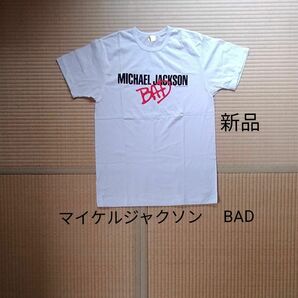 Tシャツ　マイケルジャクソン 　BAD　超希少品 ソニー　日本製　フリーサイズ　プレミアム 商品 半袖Tシャツ　SONY