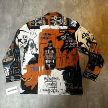 WACKO MARIA HAWAIIAN SHIRT L/S/オープンカラーシャツ/M/レーヨン/バスキア/BASQUIAT_画像3