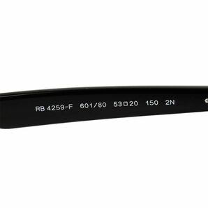 1円スタート Ray-Ban RB4259F 601 80 53 RB4259 ウォッシュド レンズ/ローブリッジ/釣り/紫外線/ボストン/眼鏡/ドライブ/サングラスの画像5