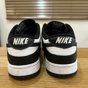  NIKE ナイキ DUNK LOW RETRO PANDA ダンク ロー レトロ パンダ 黒 白 DD1391-100 ローカットスニーカー 28.0cm US10 ホワイト ブラックの画像3