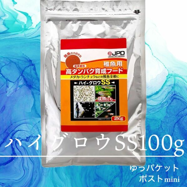 ハイグロウSS100グラム　小分け　めだかの餌　メダカの餌