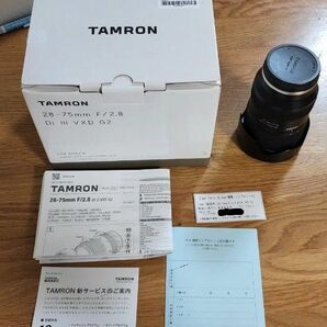 美品　TAMRON タムロン Di III VXD G2　28-75mm F2.8