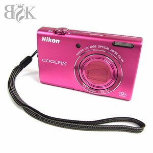 ニコン クールピクス COOLPIX S6200 デジタルカメラ ピンク 動作品 通電 簡易動作確認済み Nikon 中古 ♪