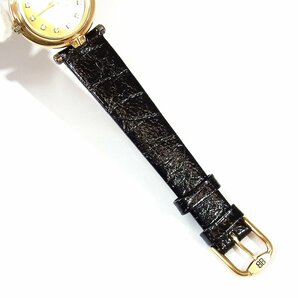 バレンシアガ TG88 12P ラインストーン レディース クォーツ 腕時計 18K Gold Electroplated 2針 ゴールドカラー BALENCIAGA 稼動品 ∞の画像5